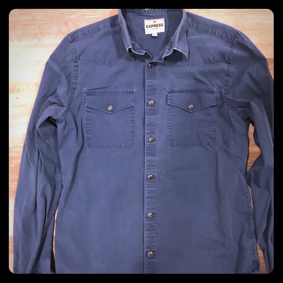 Express Other - Express TX8 Western Style Fitted Shirt